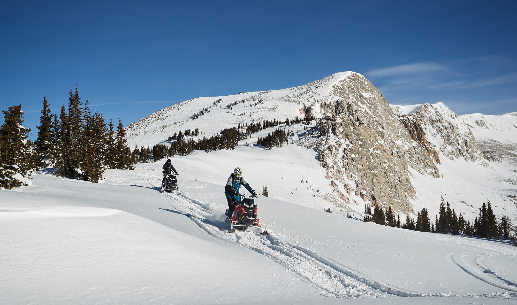 Snowmobiling in Medicine Bow at Luxury Resort Brush Creek Ranch