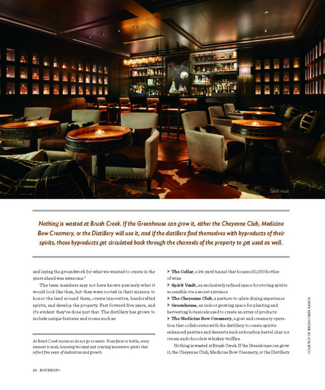 Bourbon+ Brush Creek Distillery Sustainability 