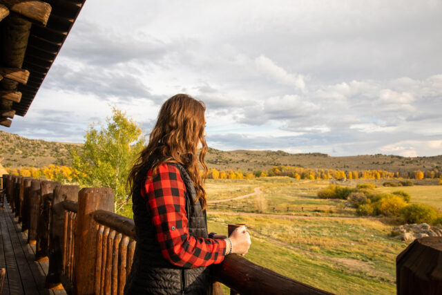 Fall Wyoming Luxury Brush Creek Ranch Resort
